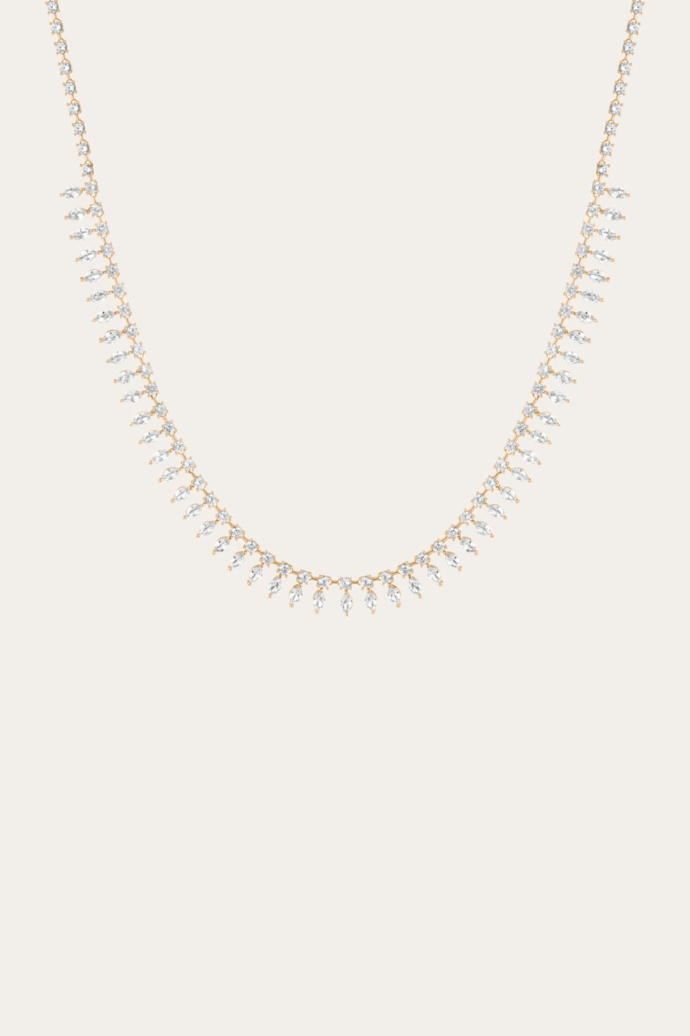 Women’s Marquise Fringe Necklace | Aurate x The Frye Company Frye