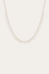 Women’s Marquise Fringe Necklace | Aurate x The Frye Company Frye