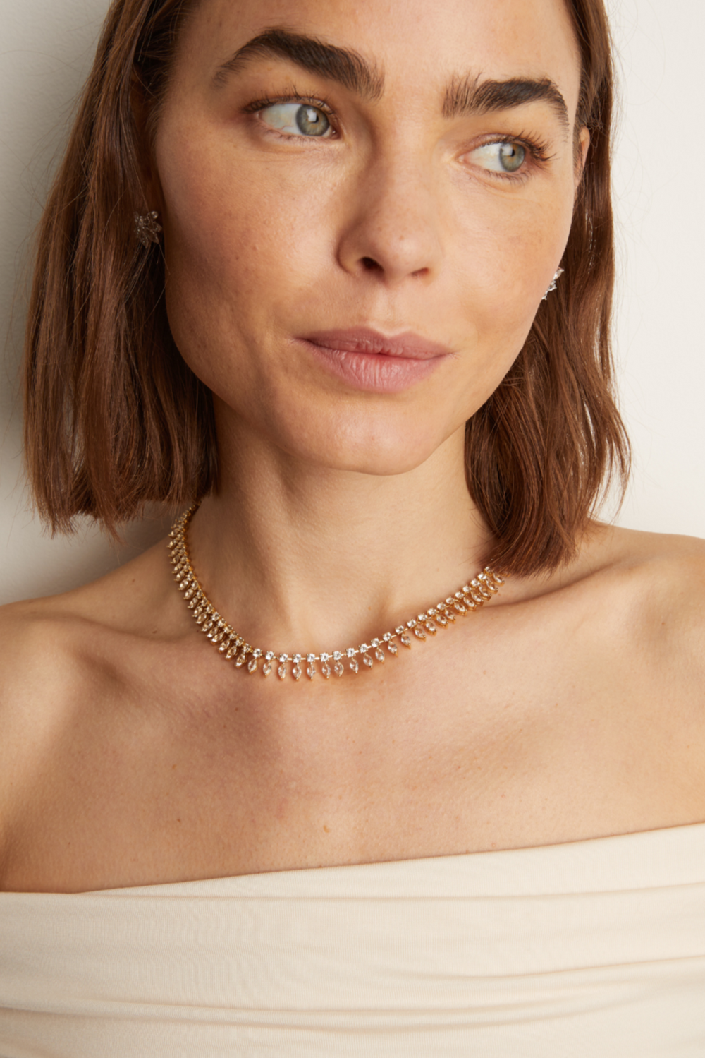 Women’s Marquise Fringe Necklace | Aurate x The Frye Company Frye