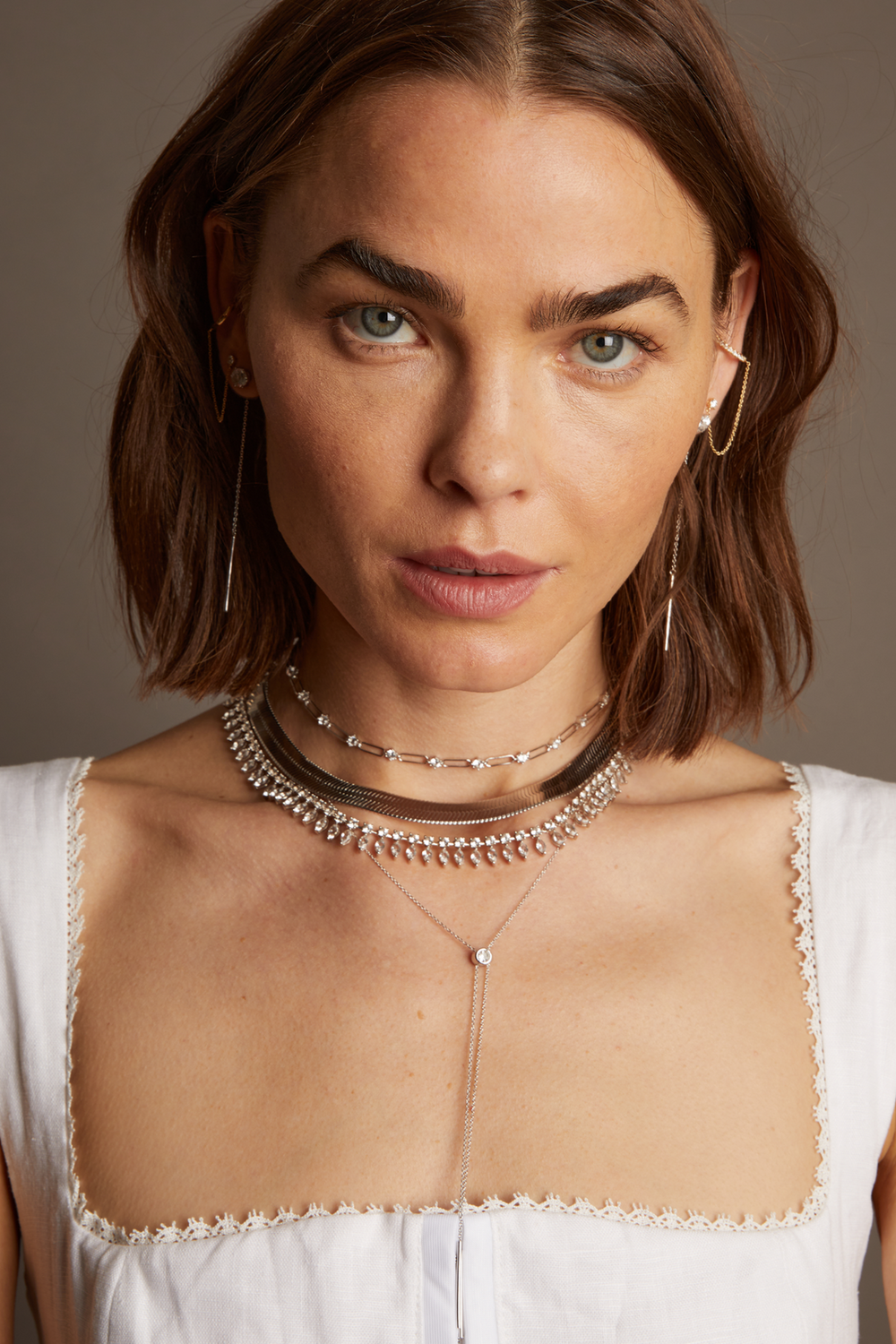 Women’s Marquise Fringe Necklace | Aurate x The Frye Company Frye Online