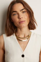 Women’s Extra Bold Herringbone Necklace | Aurate x The Frye Company Frye Discount