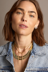 Women’s Extra Bold Herringbone Necklace | Aurate x The Frye Company Frye Discount