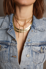 Women’s Bold Herringbone Necklace | Aurate x The Frye Company Frye On sale