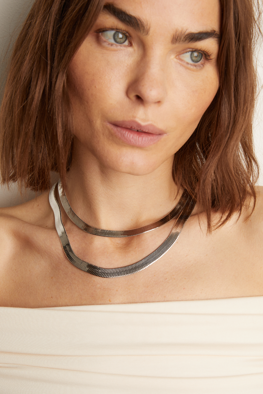 Women’s Bold Herringbone Necklace | Aurate x The Frye Company Frye For Sale