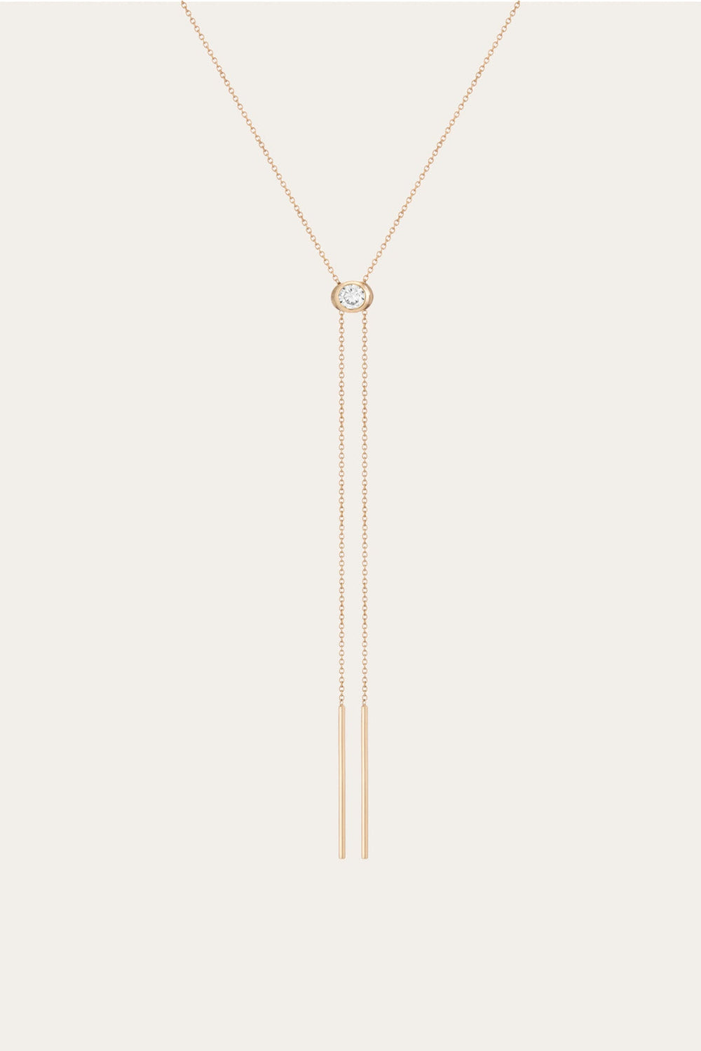 Women’s Lab Grown White Sapphire Bolo Necklace | Aurate x The Frye Company Frye Near me