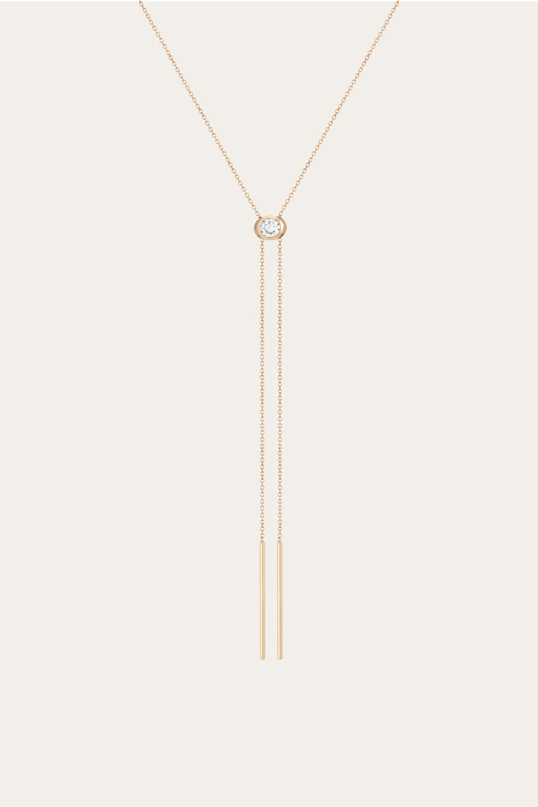 Women’s Lab Grown White Sapphire Bolo Necklace | Aurate x The Frye Company Frye Near me