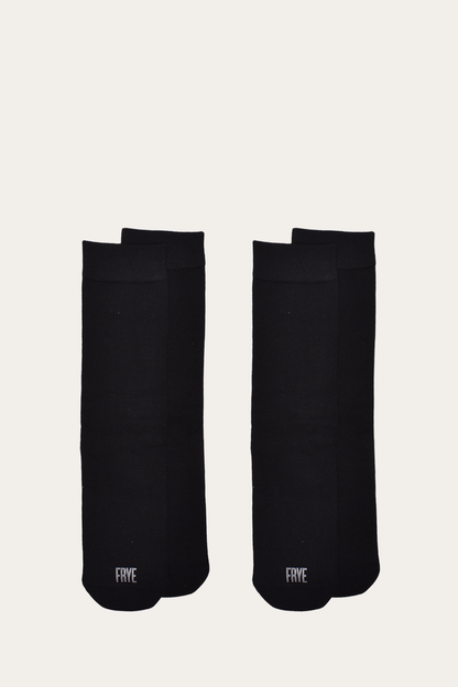Women’s Black Bamboo Boot Socks 2 Pack Frye USA