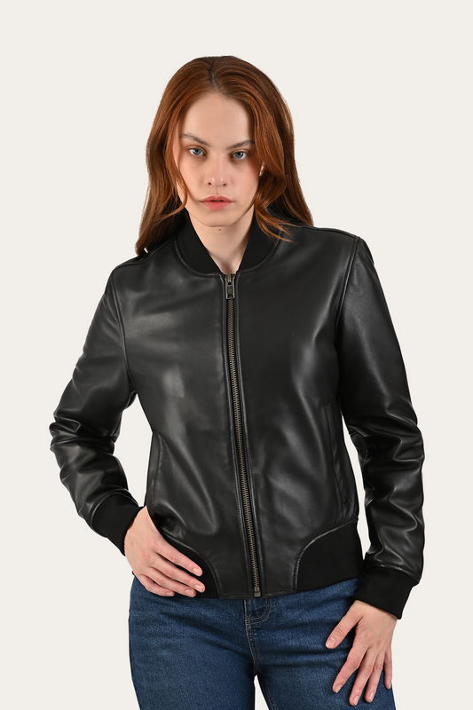 Black Bolton Bomber Jacket Frye On sale