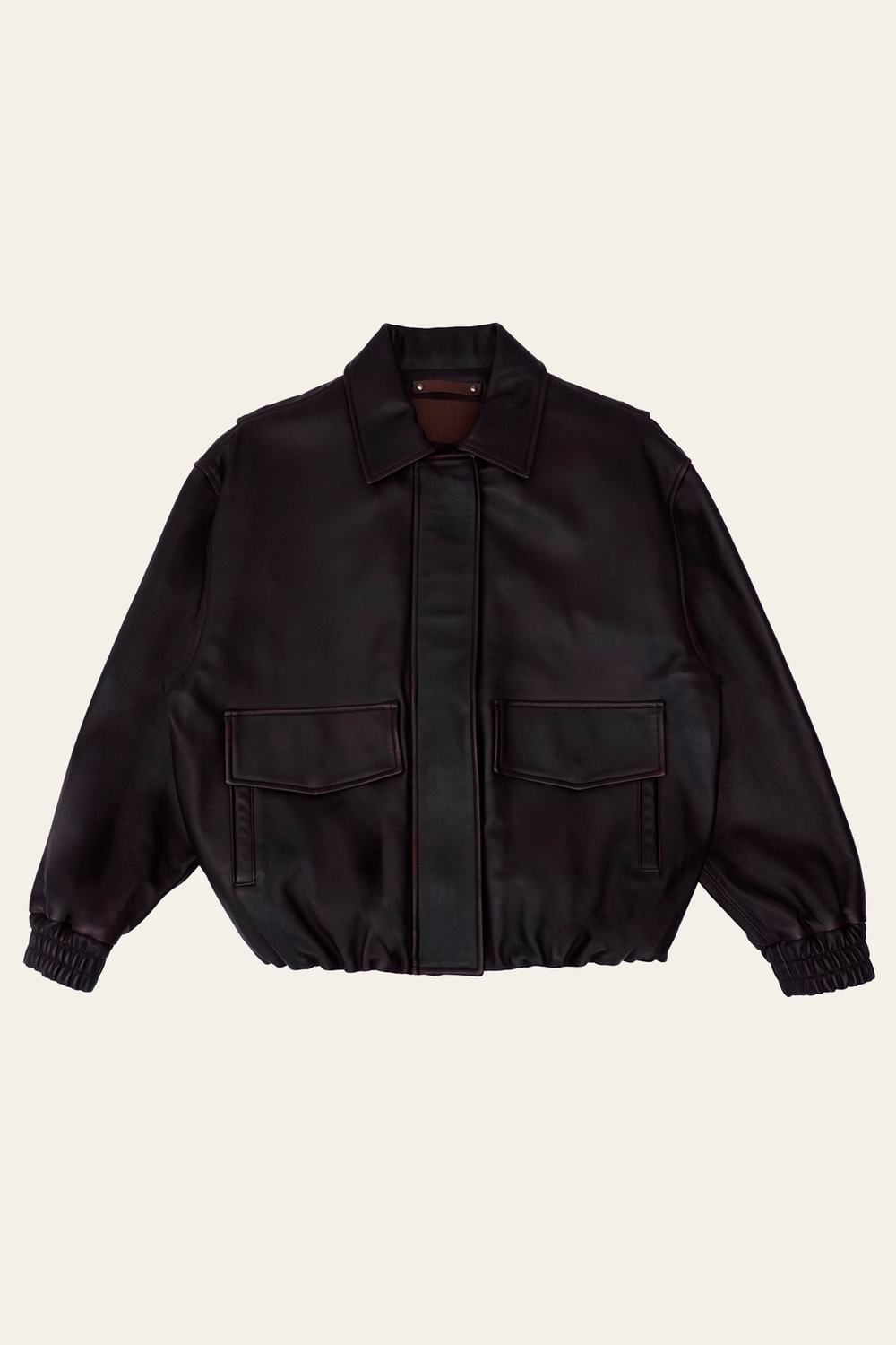 Black Cherry Harper Oversized Bomber Frye Outlet