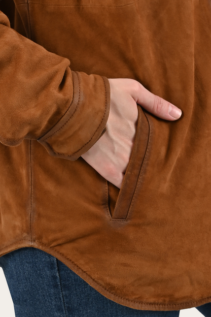 Light Brown Avett Overshirt Jacket Frye us
