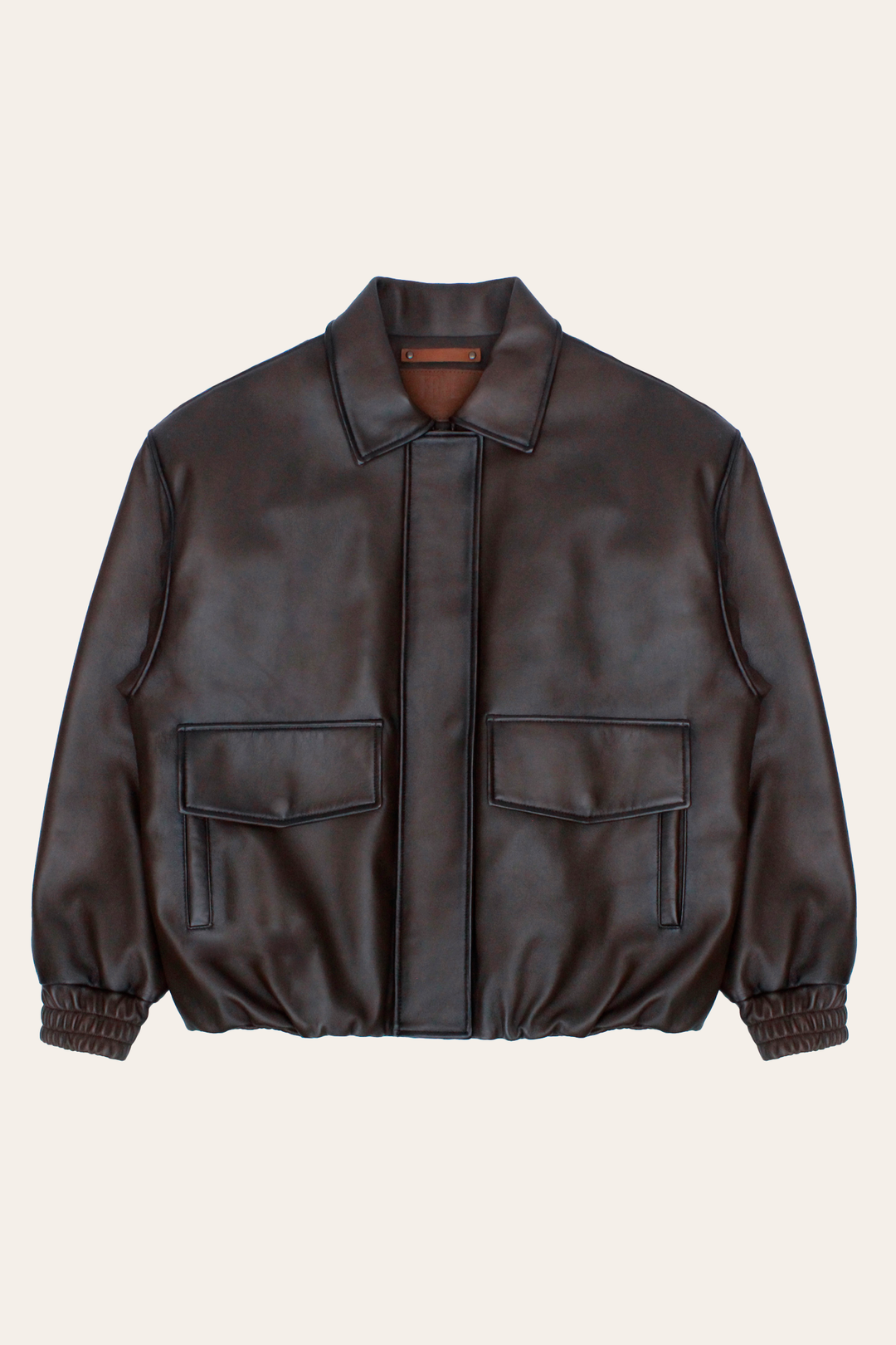 Tobacco Harper Oversized Bomber Frye