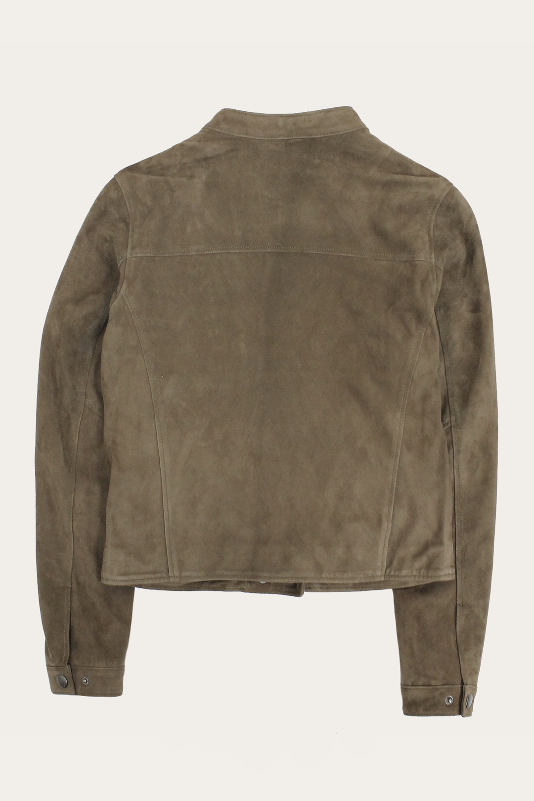 Women’s Taupe Jace Hybrid Biker Racer Suede Jacket Frye Discount