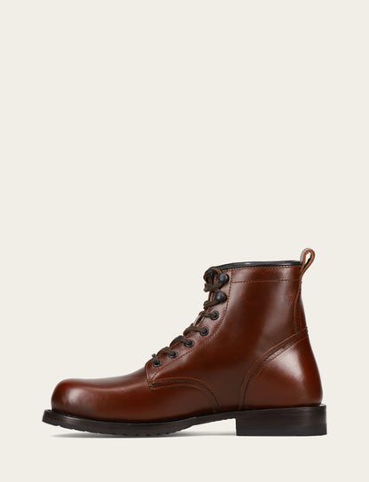 Men's Mahogany Hudson Workboot Plain Toe Frye Online