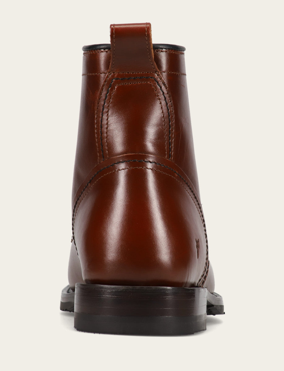 Men's Mahogany Hudson Workboot Plain Toe Frye Online