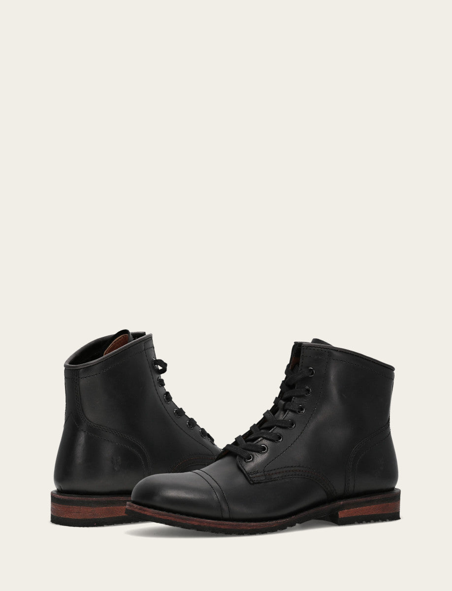Men's Black Landon Midlace Boot Frye For Sale