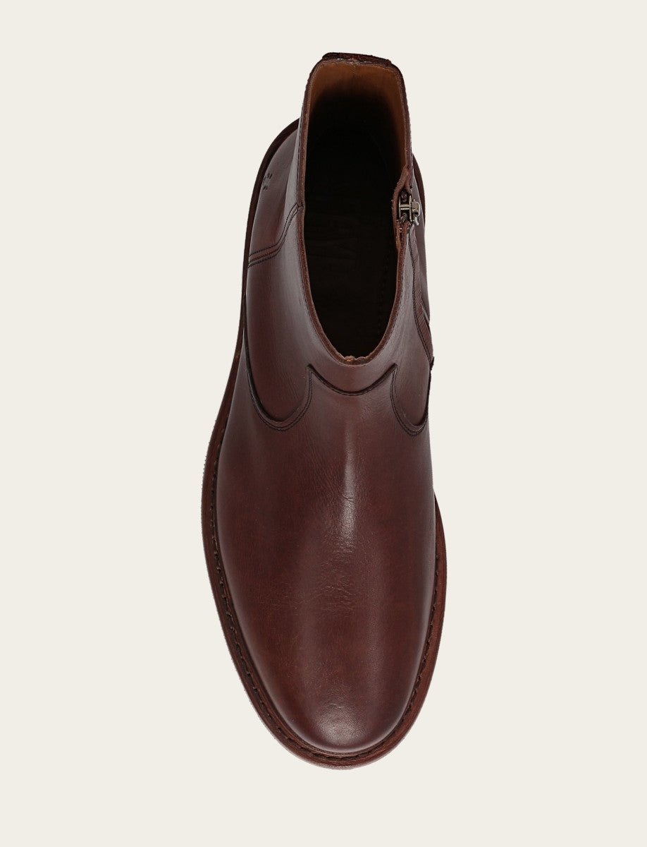 Men's Brown Paul Inside Zip Boot Frye