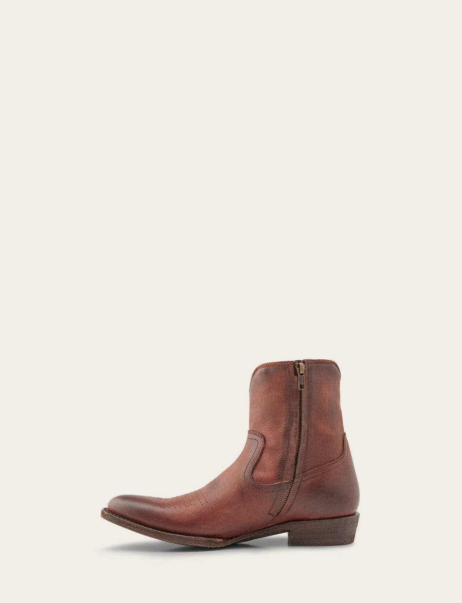 Men's Cognac Austin Inside Zip Boots Frye Sale