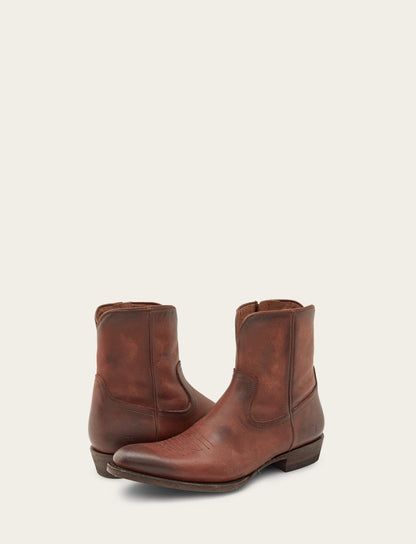 Men's Cognac Austin Inside Zip Boots Frye Sale
