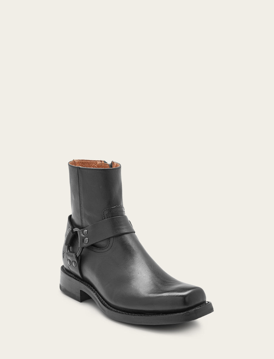 Men's Black Conway Harness Moto Boot Frye USA