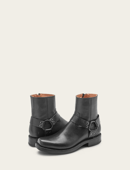 Men's Black Conway Harness Moto Boot Frye USA