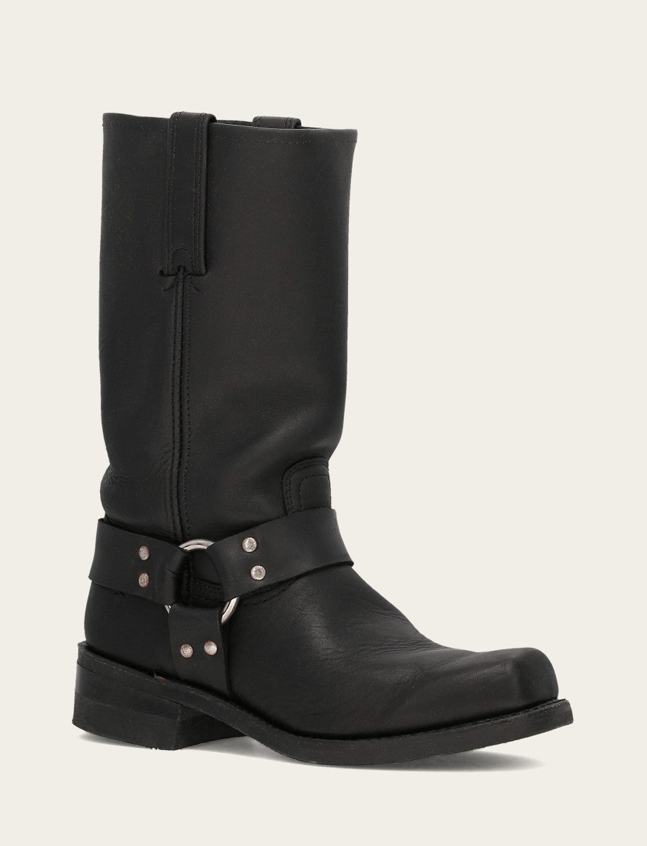 Men's Black Harness 12R Mens Boots Frye