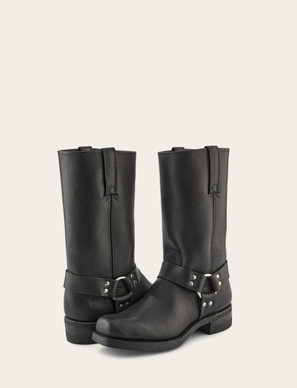 Men's Black Harness 12R Mens Boots Frye