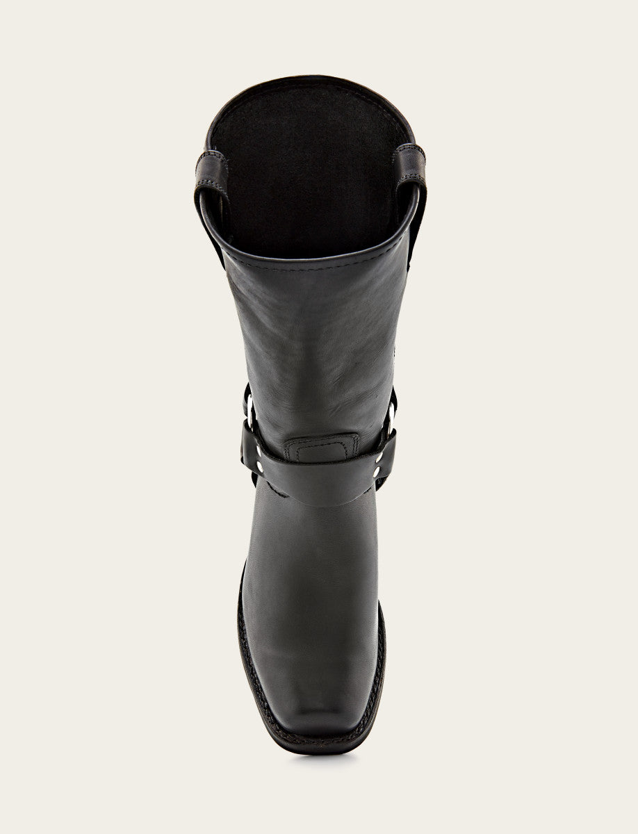 Men's Black Harness 12R Mens Boots Frye