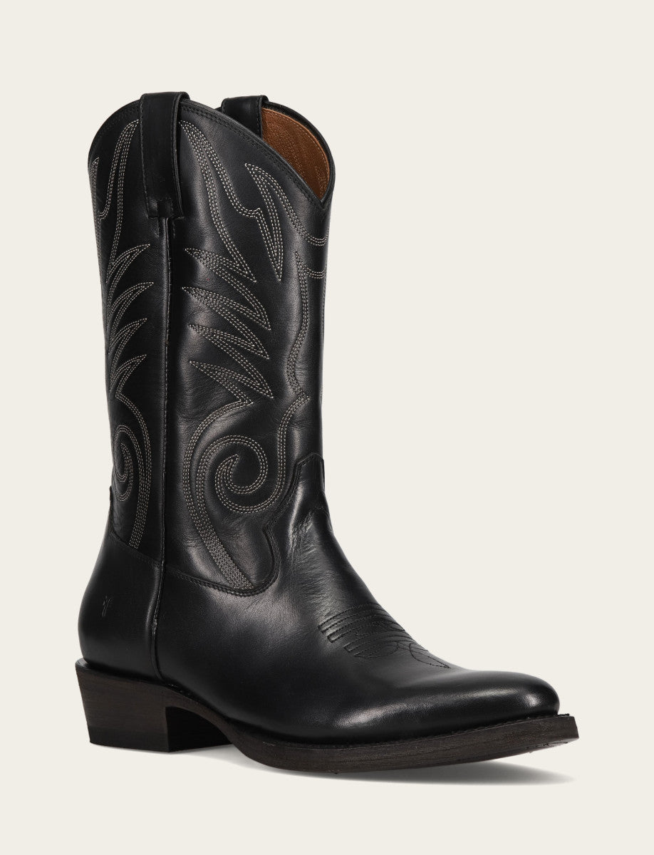 Men's Black Grady Vintage Stitch Western Boots Frye Outlet