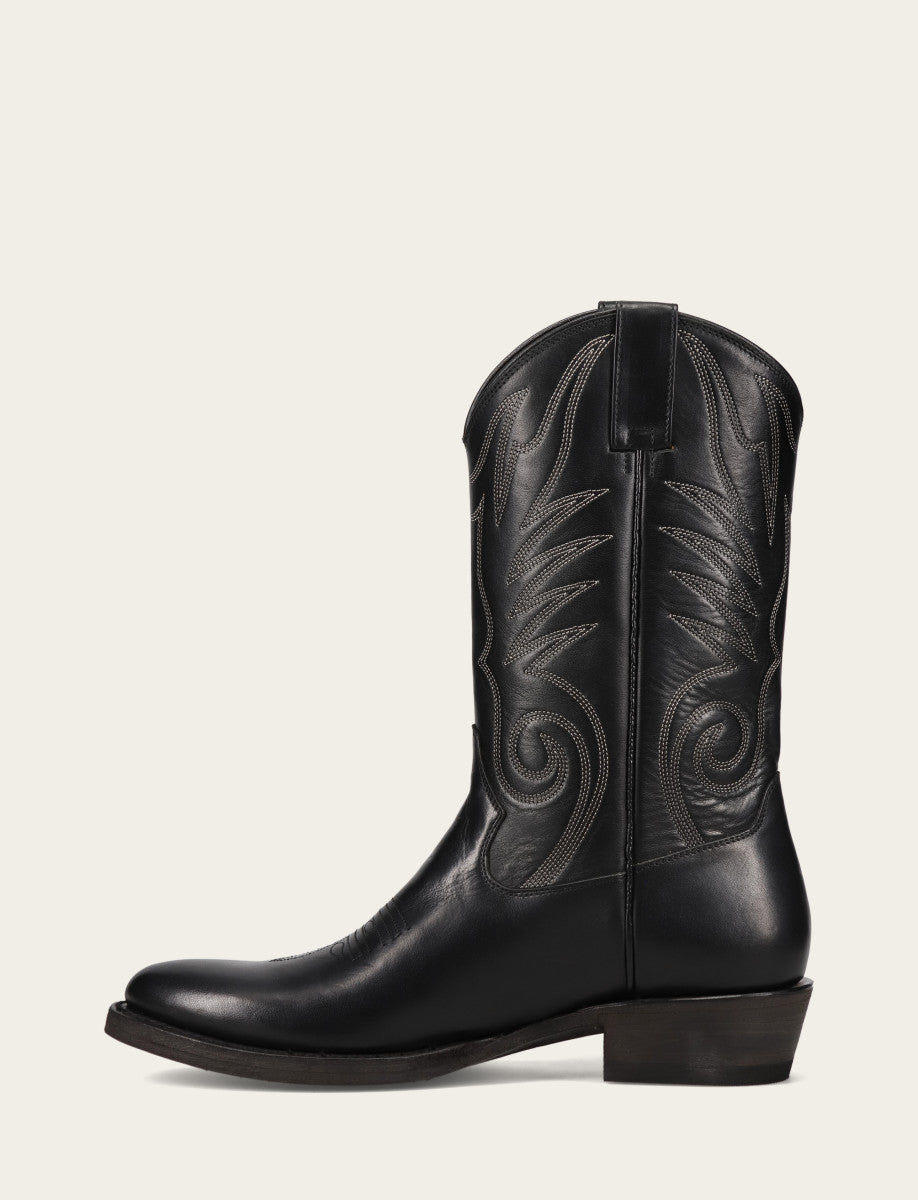 Men's Black Grady Vintage Stitch Western Boots Frye Outlet
