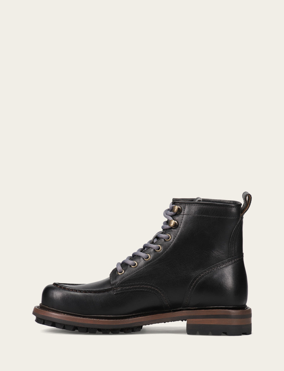 Men's Black Hudson Workboot Lug Frye Discount