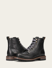 Men's Black Hudson Workboot Lug Frye Discount