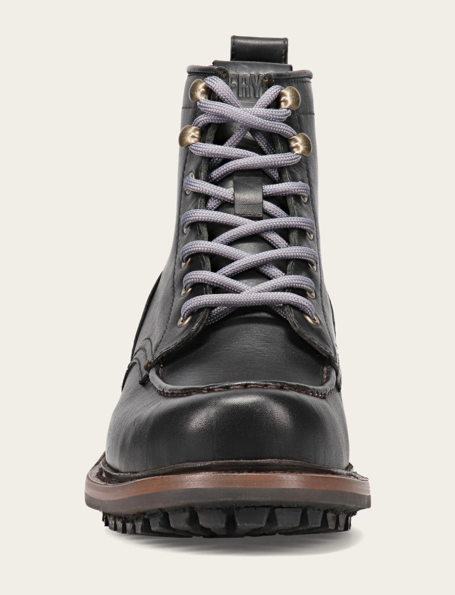 Men's Black Hudson Workboot Lug Frye Discount