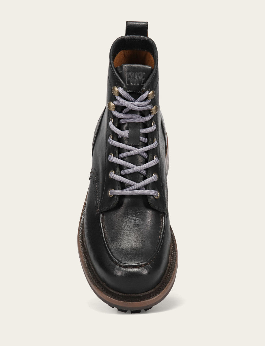 Men's Black Hudson Workboot Lug Frye Discount