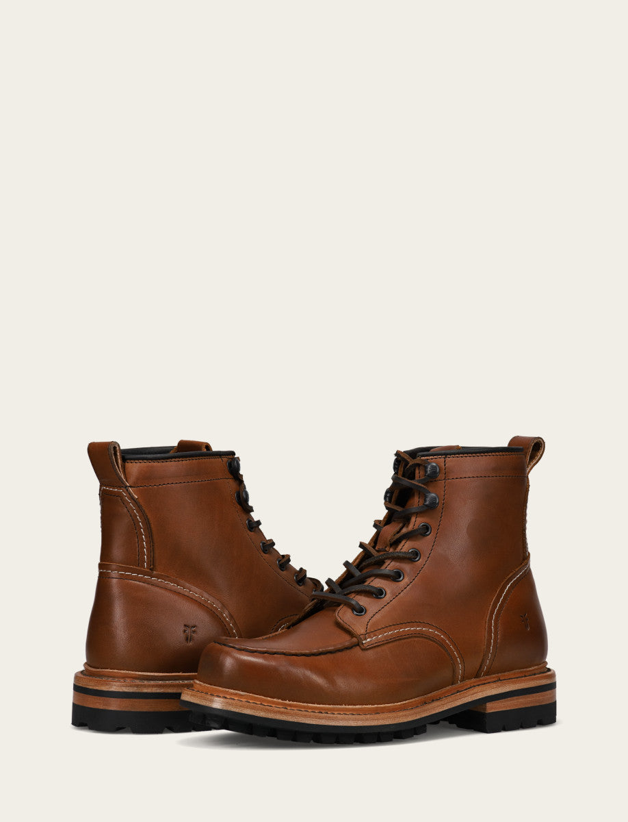Men's Caramel Hudson Workboot Lug Frye Sale
