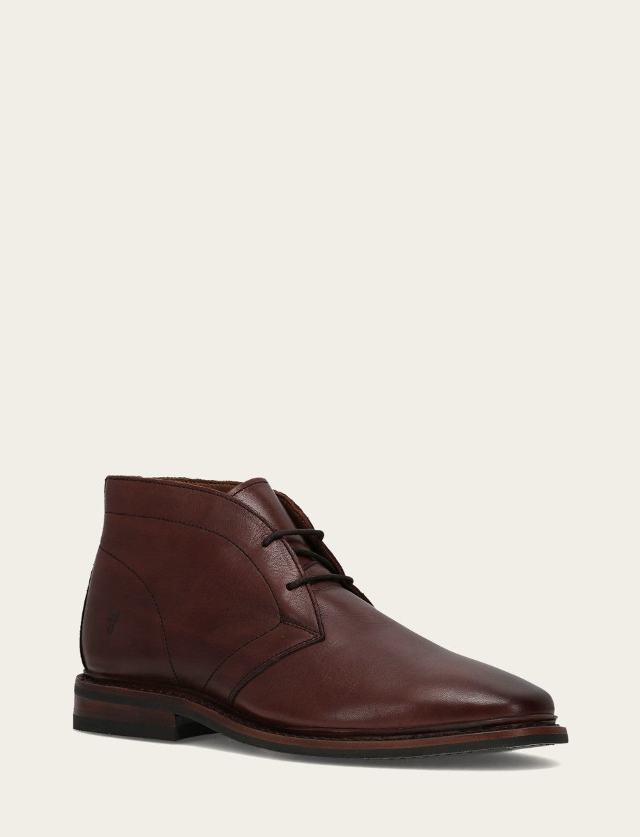 Men’s Brown Oiled Leather Paul Chukka Boots Frye us