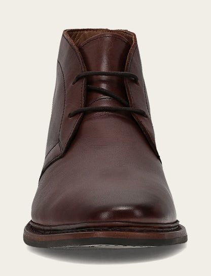 Men’s Brown Oiled Leather Paul Chukka Boots Frye us