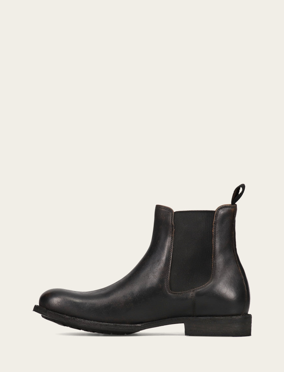 Men's Antique Black Tyler Flex Chelsea Boots Frye