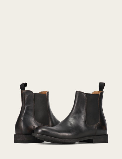 Men's Antique Black Tyler Flex Chelsea Boots Frye