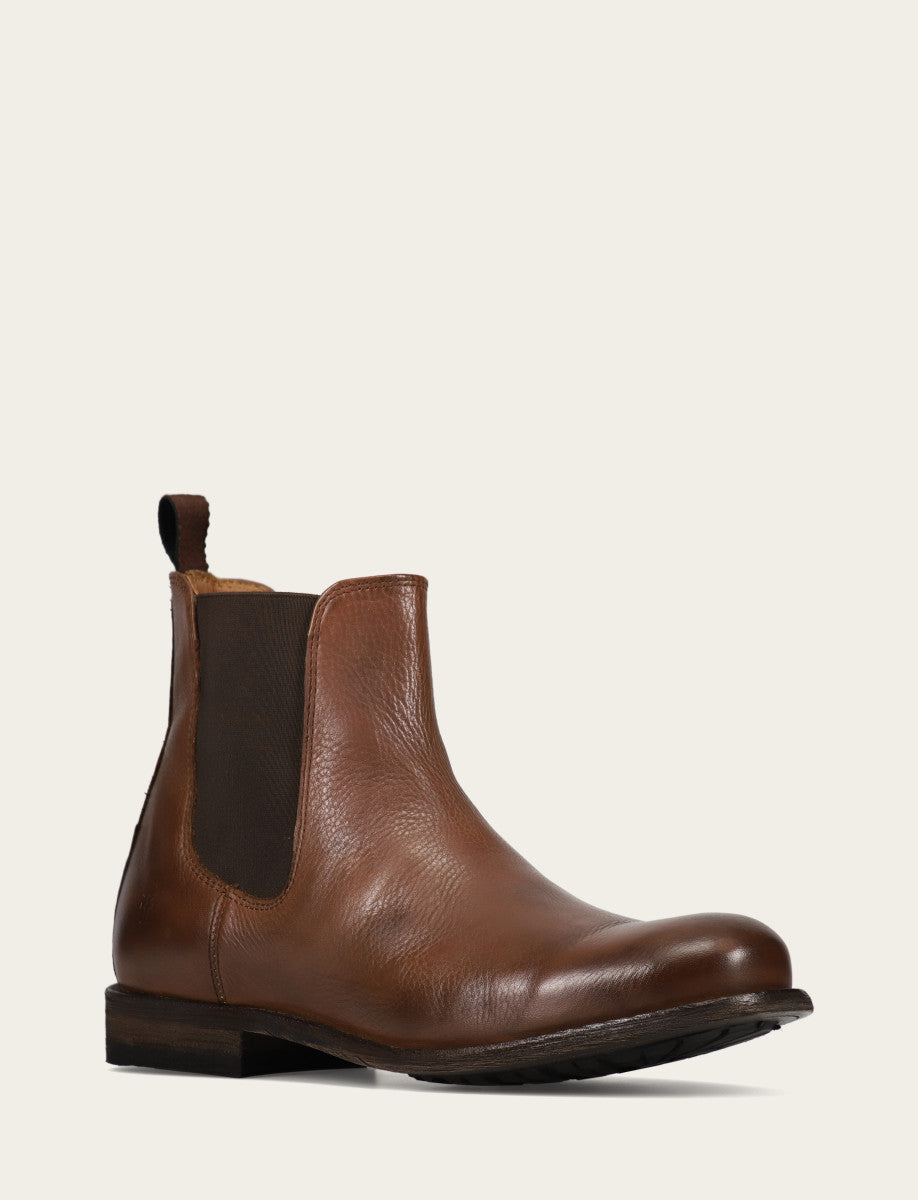 Men's Cognac Tyler Flex Chelsea Boots Frye Online