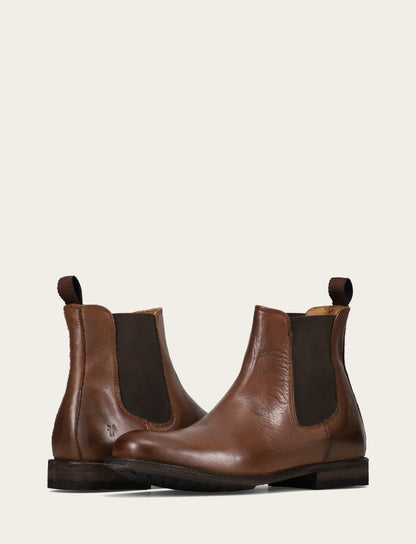 Men's Cognac Tyler Flex Chelsea Boots Frye Online