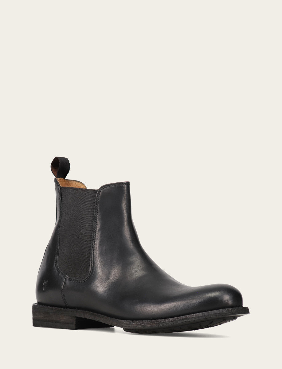 Men's Black Tyler Flex Chelsea Boots Frye Discount
