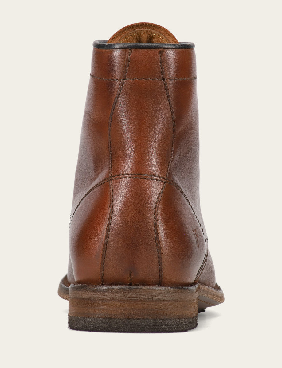 Men's Cognac Tyler Flex Lace Up Boots Frye On sale