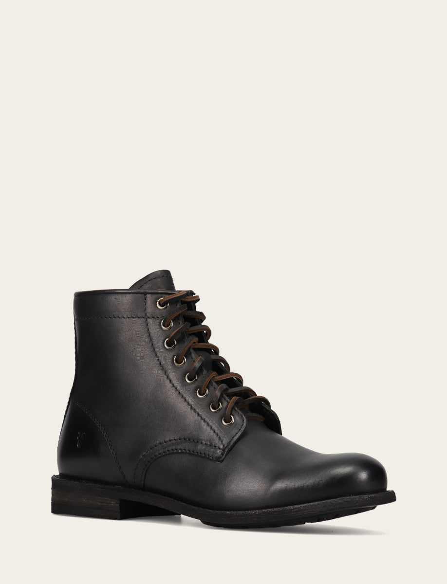 Men's Black Tyler Flex Lace Up Boots Frye For Sale