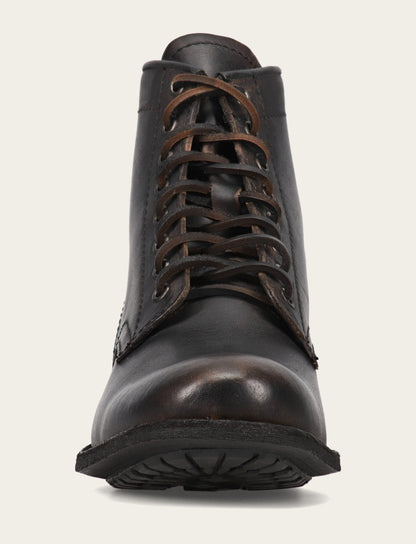 Men's Antiqued Black Tyler Flex Lace Up Boots Frye Outlet