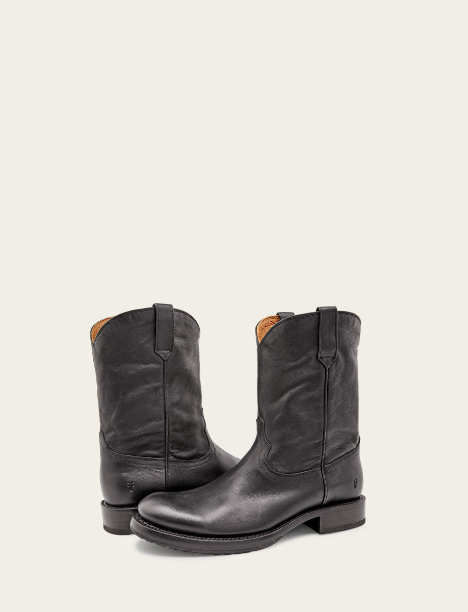 Men's Black Duke Roper Boots Frye us