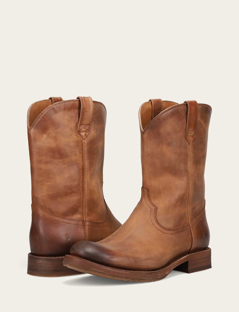 Men's Tobacco Duke Roper Boots Frye USA