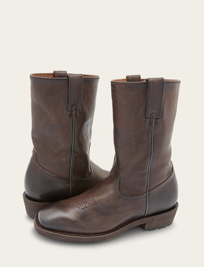 Men's Chocolate Nash Roper Western Boots Frye