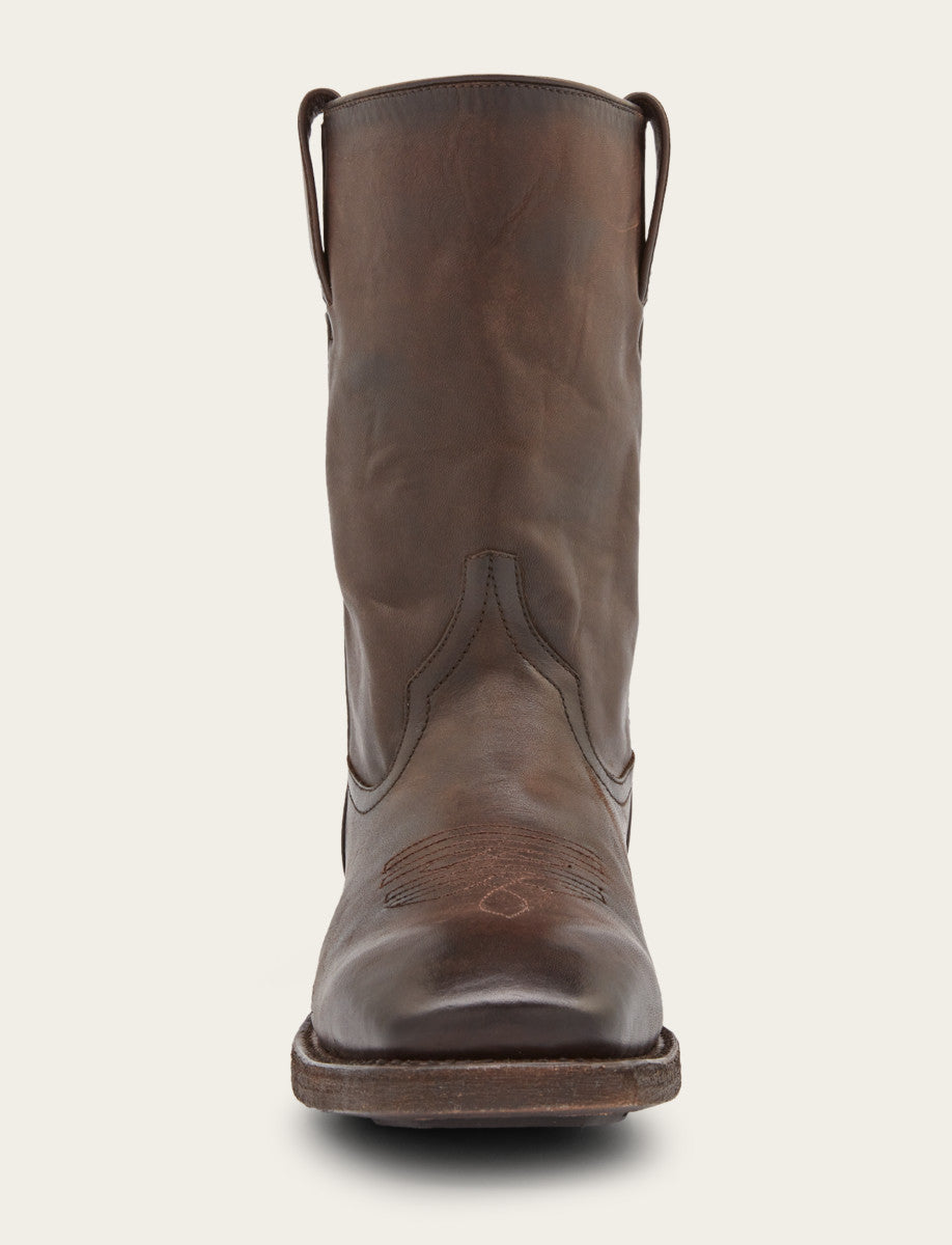 Men's Chocolate Nash Roper Western Boots Frye