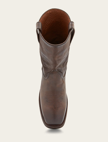 Men's Chocolate Nash Roper Western Boots Frye