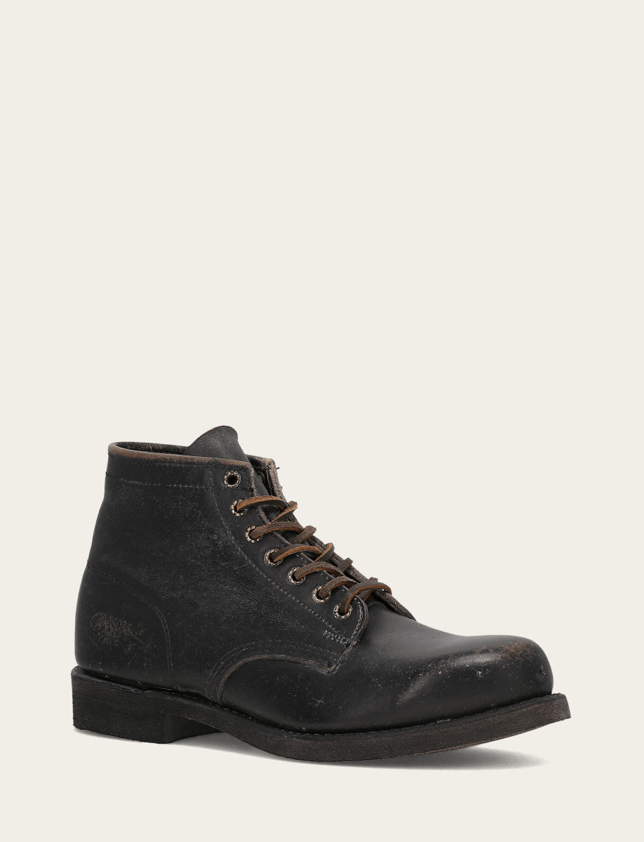 Men's Black Prison Boots Frye Discount